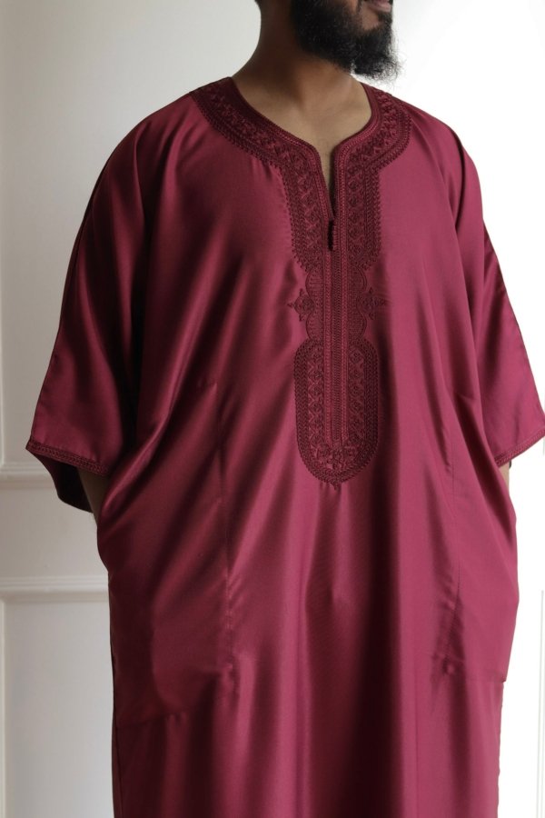Classic Moroccan Thobe Gandoura - Monochrome Collection