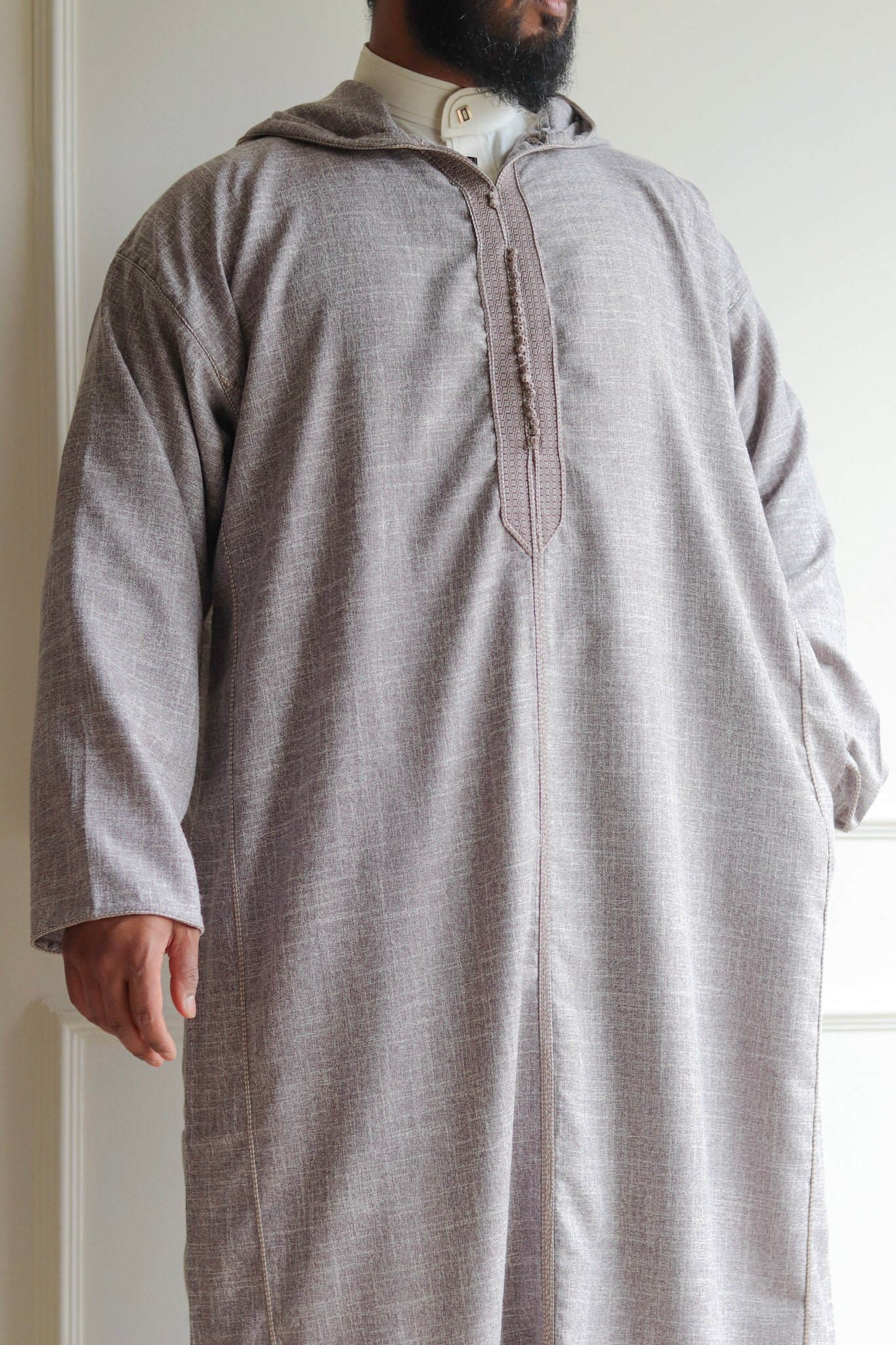 Premium Linen Hooded Djellaba