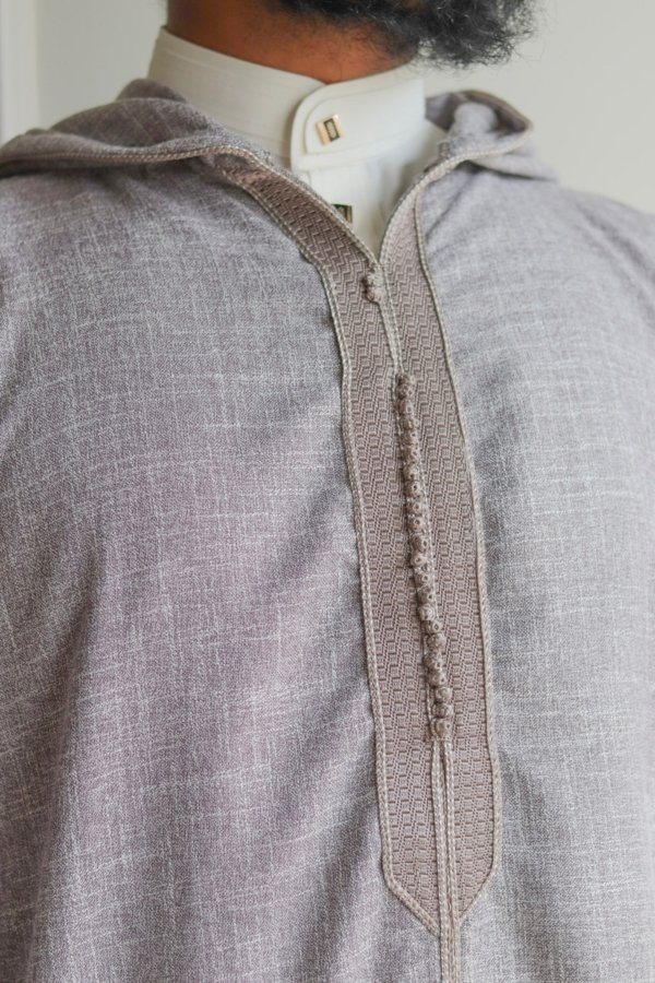 Premium Linen Hooded Djellaba