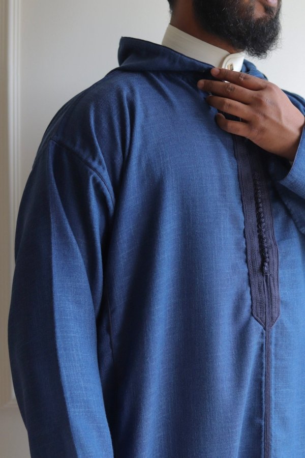 Premium Linen Hooded Djellaba