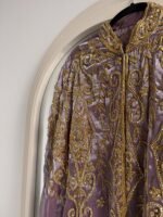 Haniya Embellished Organza Silk Cape Set