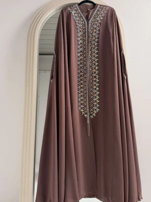 Noor Embellished 4pc Cape Set