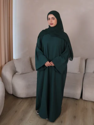 Green Daily Closed Abaya