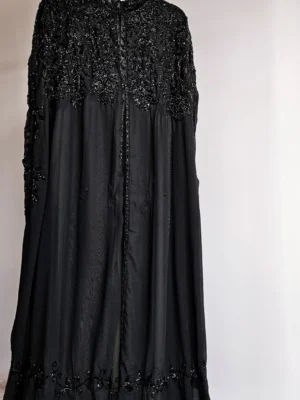 Aurora Embellished Chiffon Cape Set
