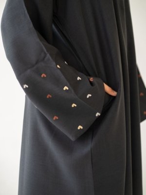 Heart Sleeve Abaya – Elegant Modest Wear