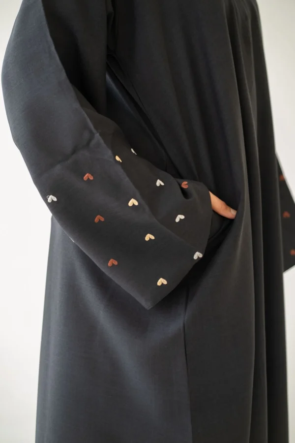 Heart Sleeve Abaya – Elegant Modest Wear