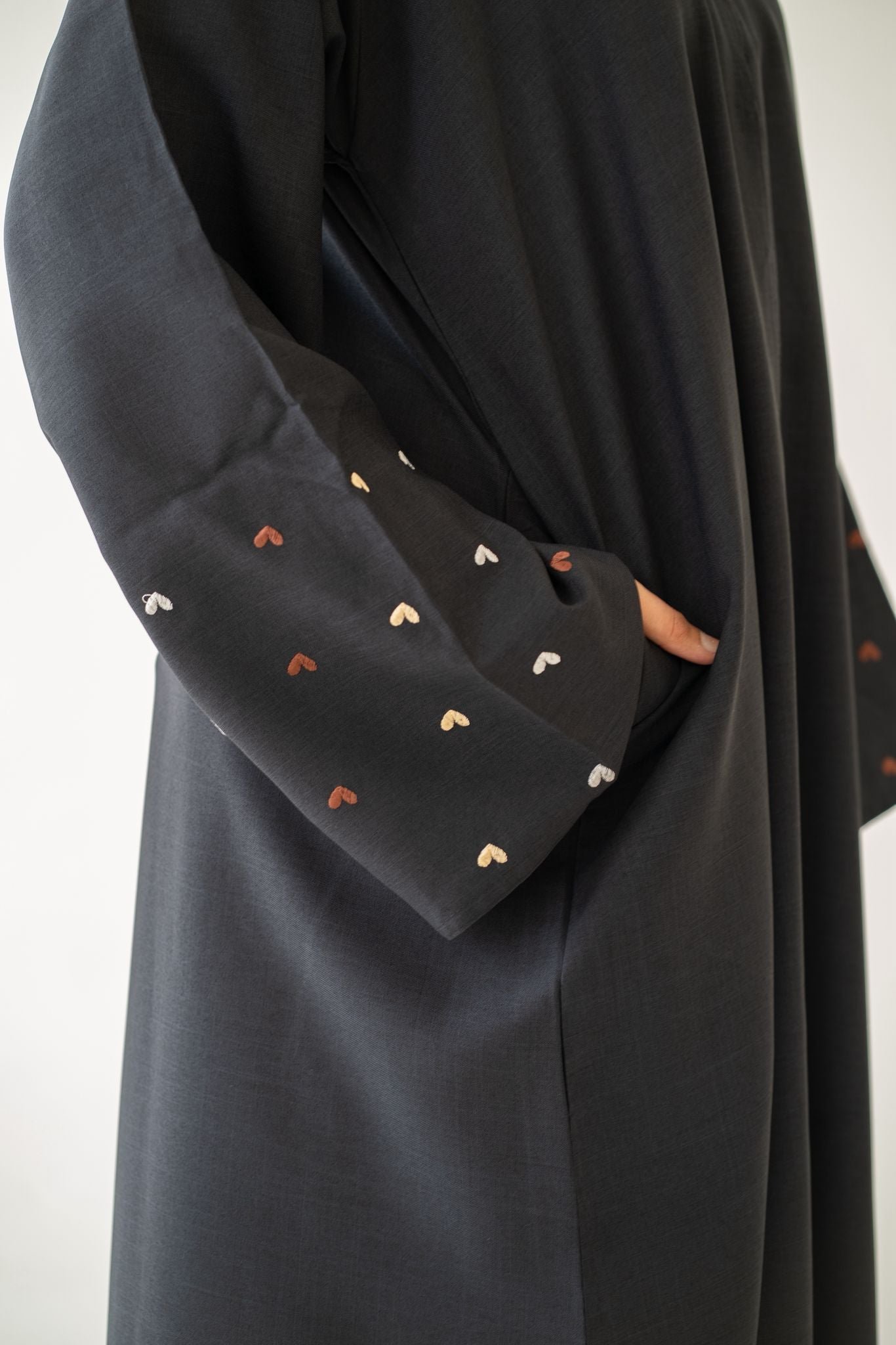 Heart Sleeve Abaya – Elegant Modest Wear