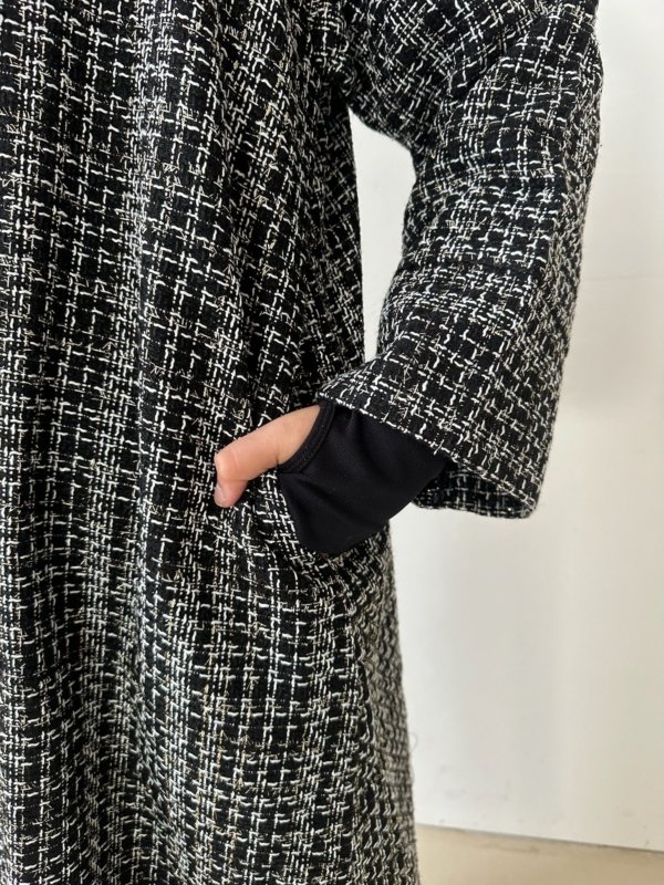 Abaya Winter Coat – Thick Button‑Front Modest Outerwear