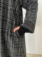 Abaya Winter Coat – Thick Button‑Front Modest Outerwear