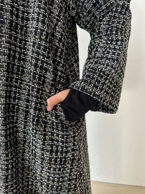 Abaya Winter Coat – Thick Button‑Front Modest Outerwear