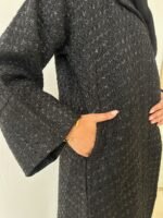 Abaya Winter Coat – Thick Button‑Front Modest Outerwear