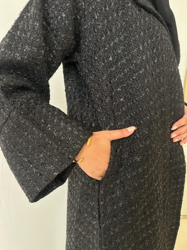 Abaya Winter Coat – Thick Button‑Front Modest Outerwear