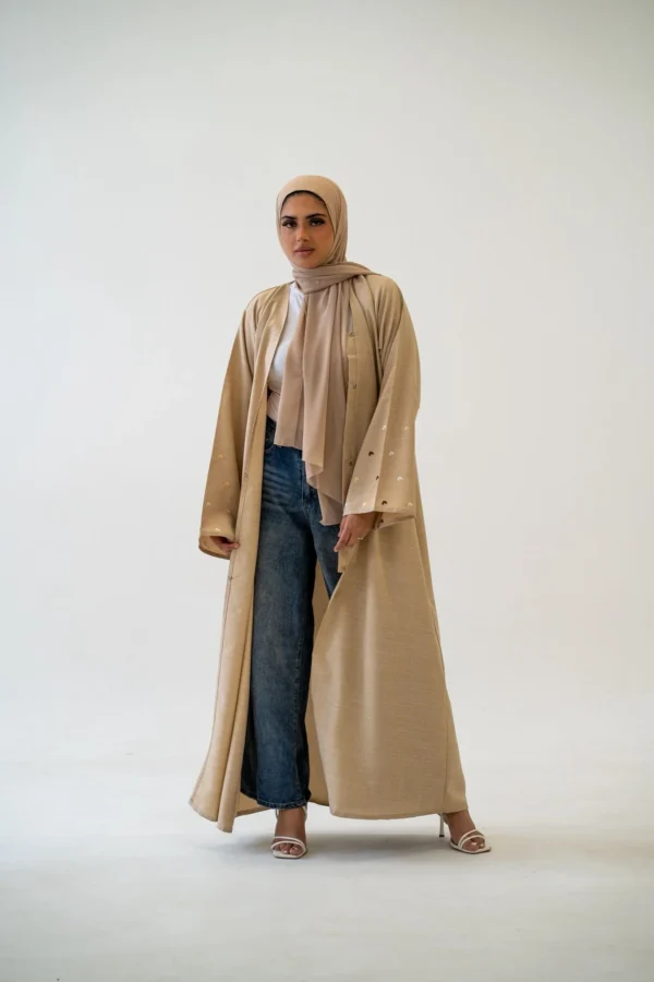 Heart Sleeve Abaya – Elegant Modest Wear