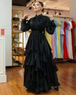 Elena Ruffles-Maxi Gown