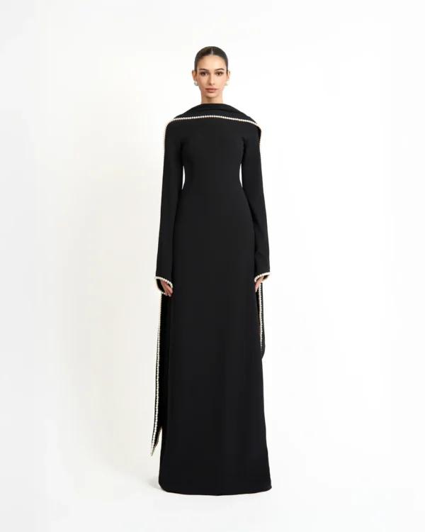 Pearly petal- maxi dress
