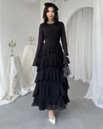 Elara Cascading Ruffle Gown