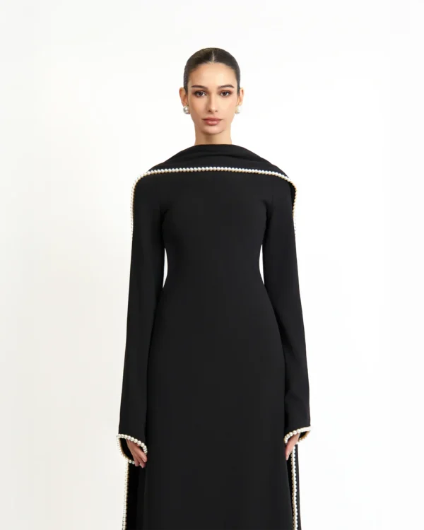 Pearly petal- maxi dress