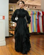 Elena Ruffles-Maxi Gown