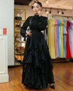 Elena Ruffles-Maxi Gown