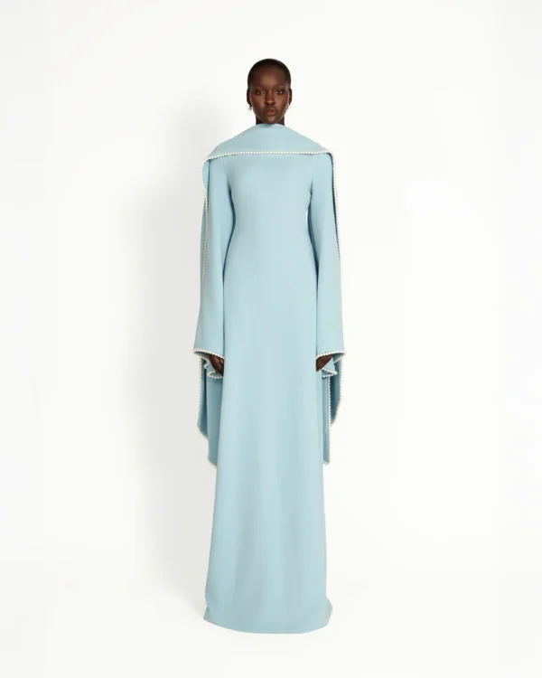 Pearly petal- maxi dress