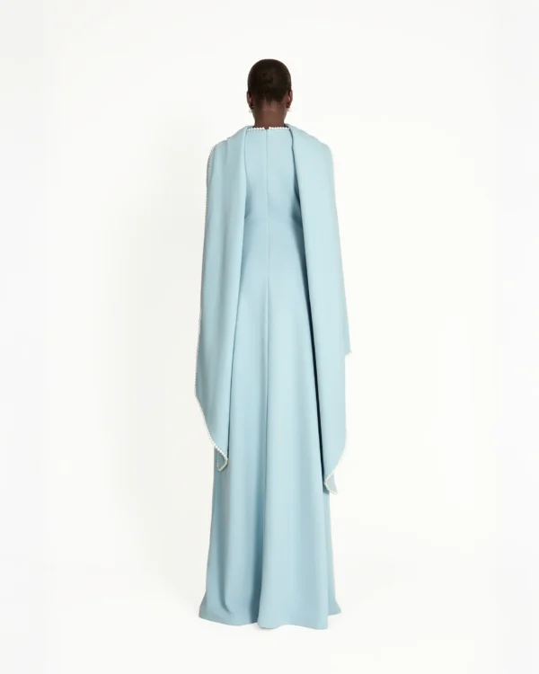 Pearly petal- maxi dress