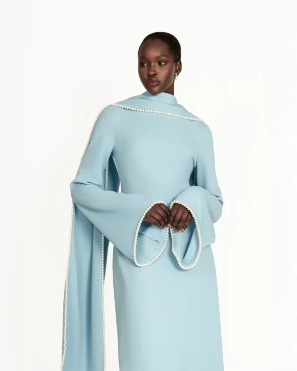 Pearly petal- maxi dress