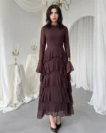 Elara Cascading Ruffle Gown