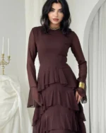 Elara Cascading Ruffle Gown