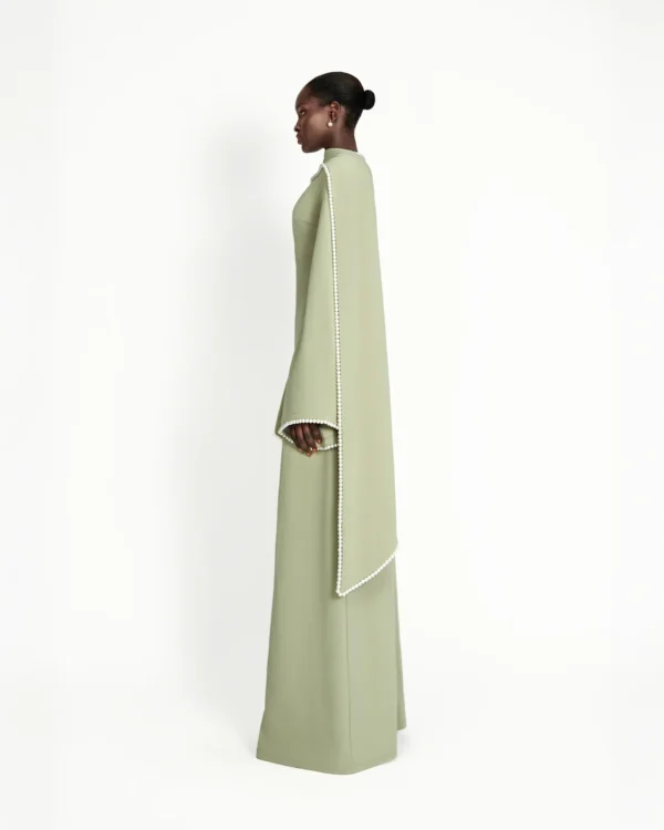 Pearly petal- maxi dress