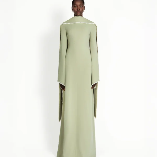 Pearly petal- maxi dress