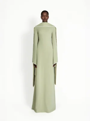 Pearly petal- maxi dress