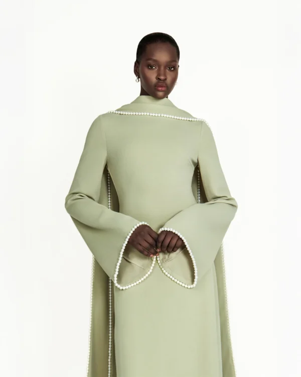 Pearly petal- maxi dress