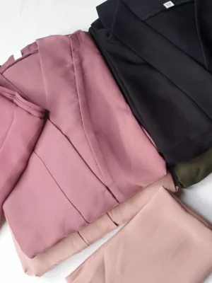 Classic Open Abaya with side pockets