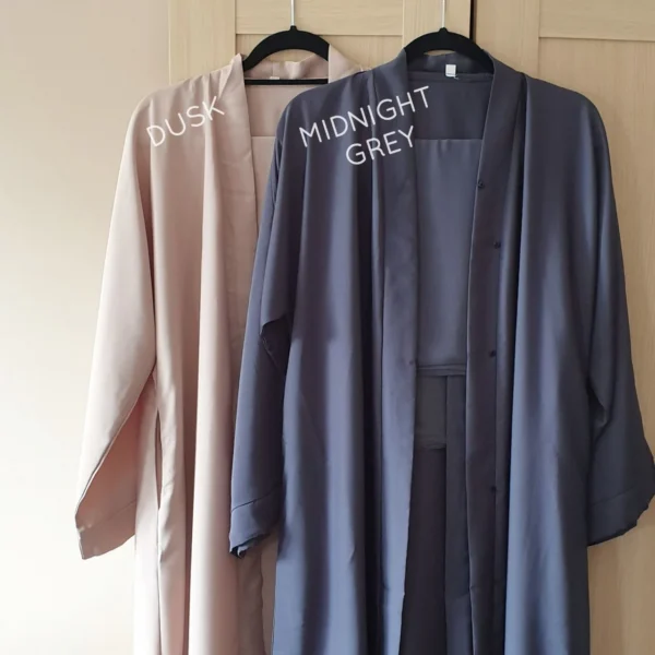 Classic Open Abaya with side pockets