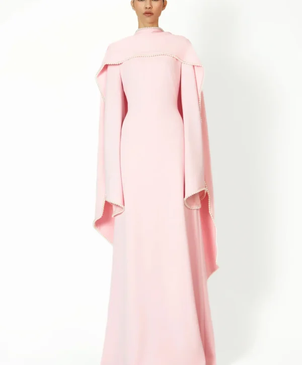 Pearly petal- maxi dress