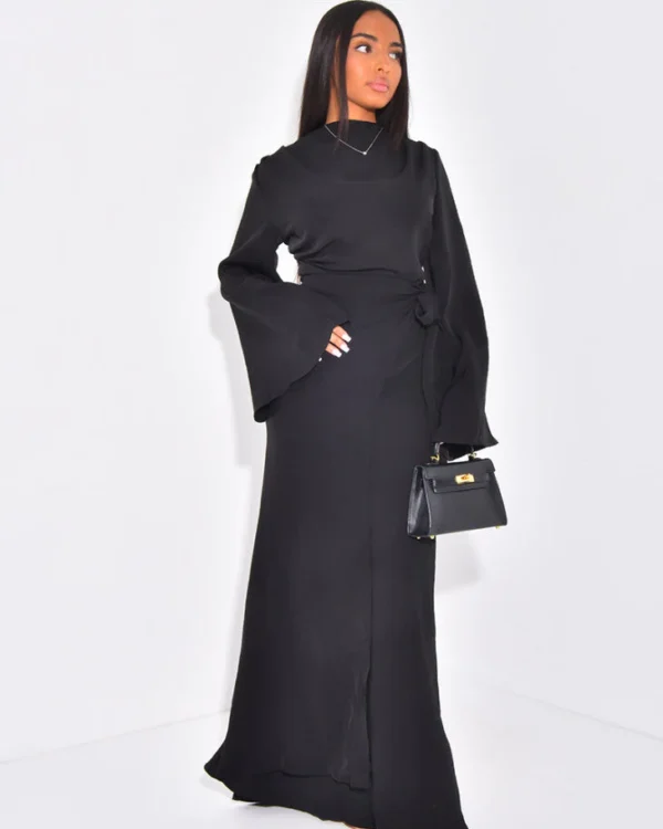 Meridian Wrap Gown