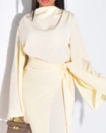 Meridian Wrap Gown