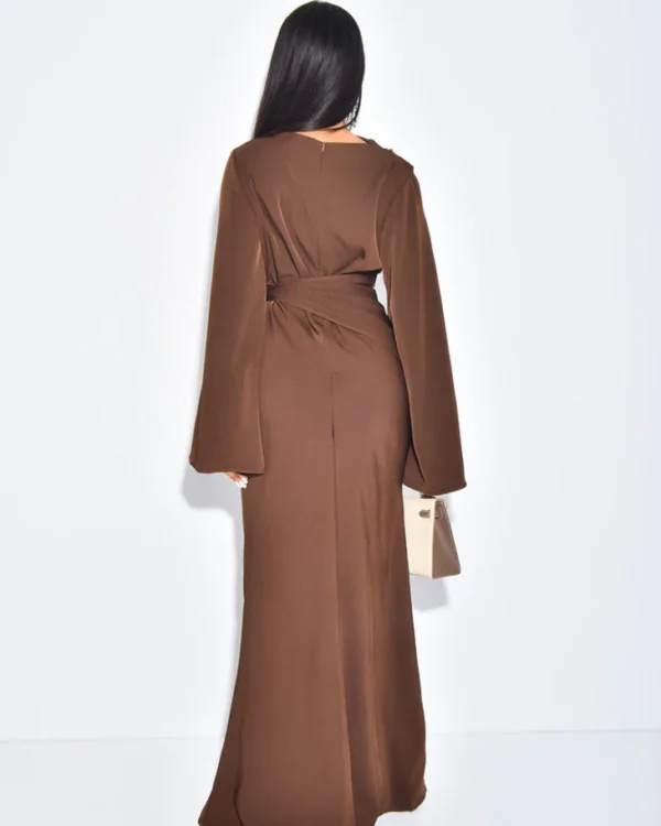 Meridian Wrap Gown