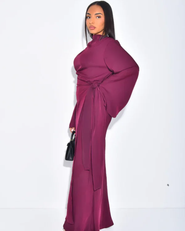 Meridian Wrap Gown