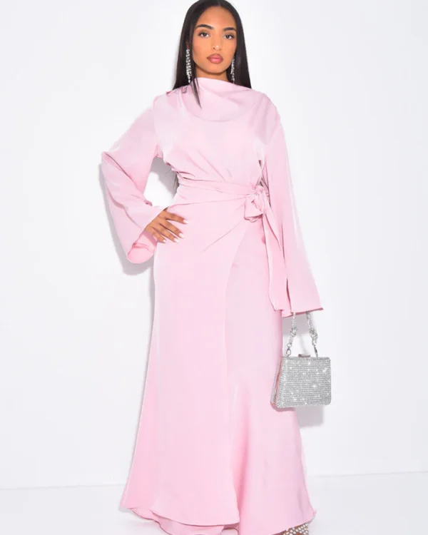 Meridian Wrap Gown