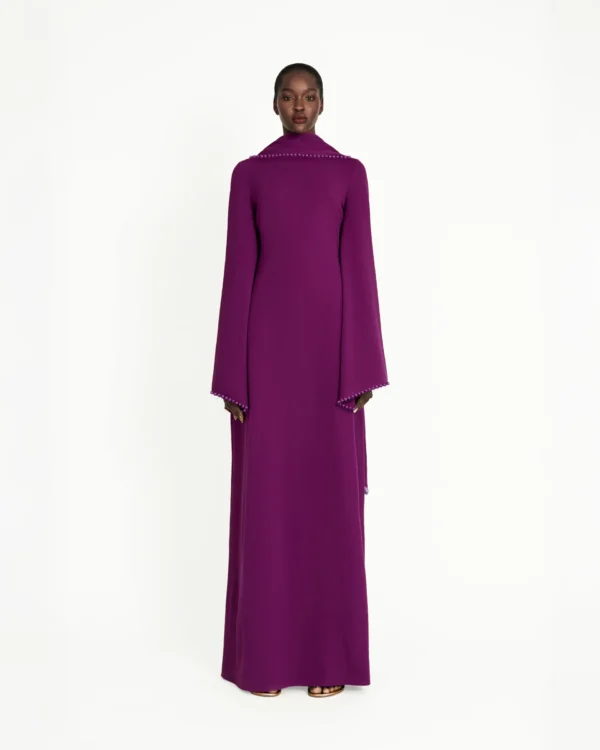 Pearly petal- maxi dress