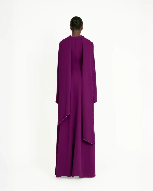 Pearly petal- maxi dress