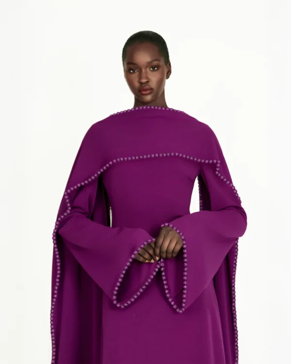 Pearly petal- maxi dress