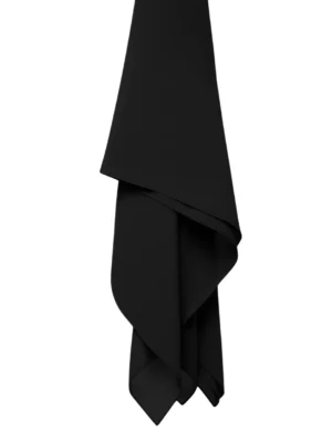Obsidian Black - Opaque Chiffon Hijab