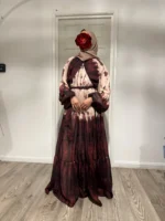 Printed Chiffon Dress