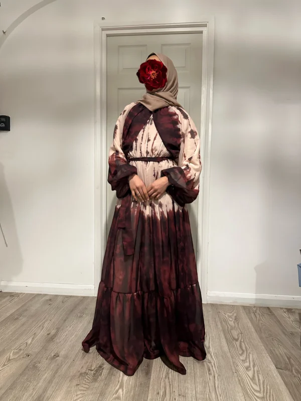 Printed Chiffon Dress