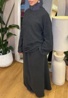 Corduroy Two Piece Set – Dark Grey
