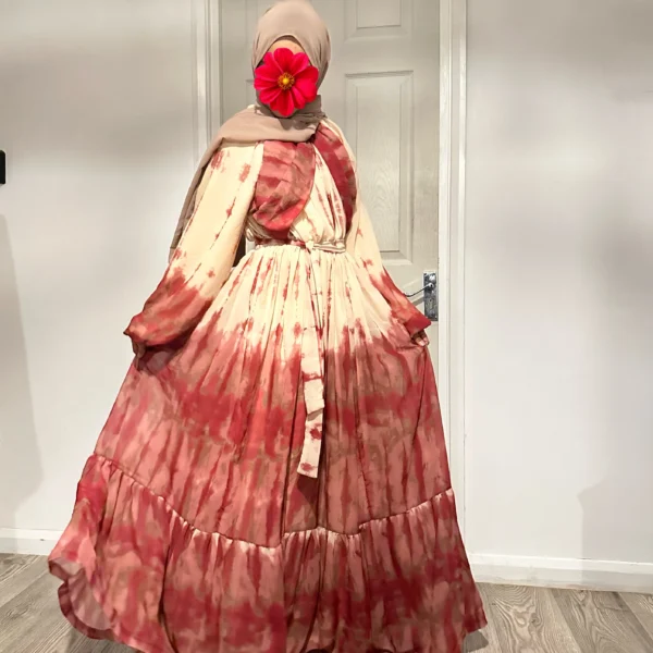 Printed Chiffon Dress