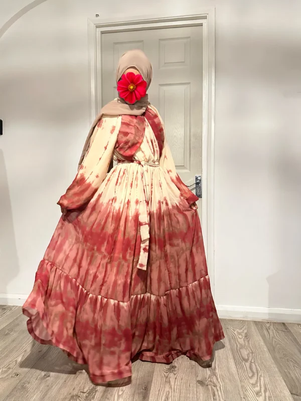 Printed Chiffon Dress