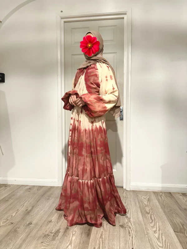 Printed Chiffon Dress